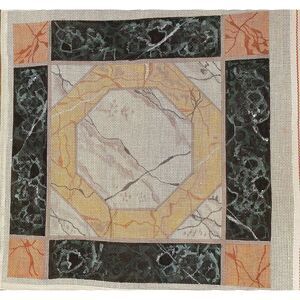 Marble Design One Needlepoint Canvas Picture Pillow Embroidery Stitchery